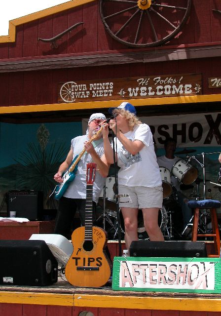 Bob and Sarah at Four Points Swap Meet